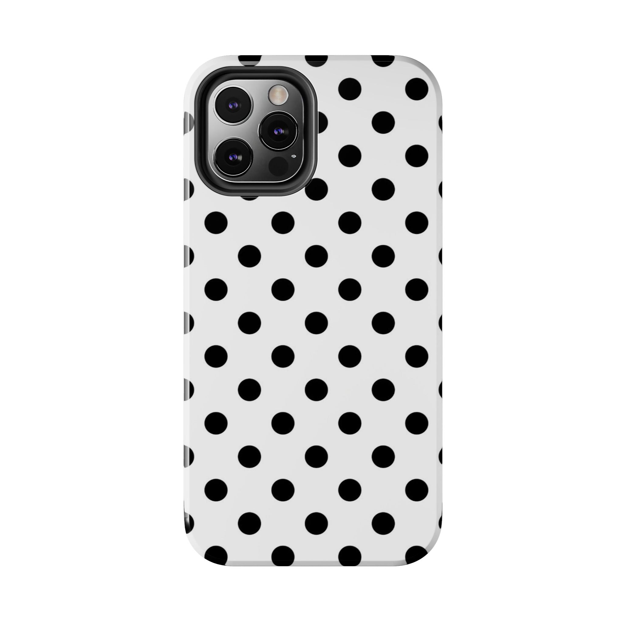 White Polka Dot iPhone Case