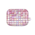 Pink Square Glass AirPod Case