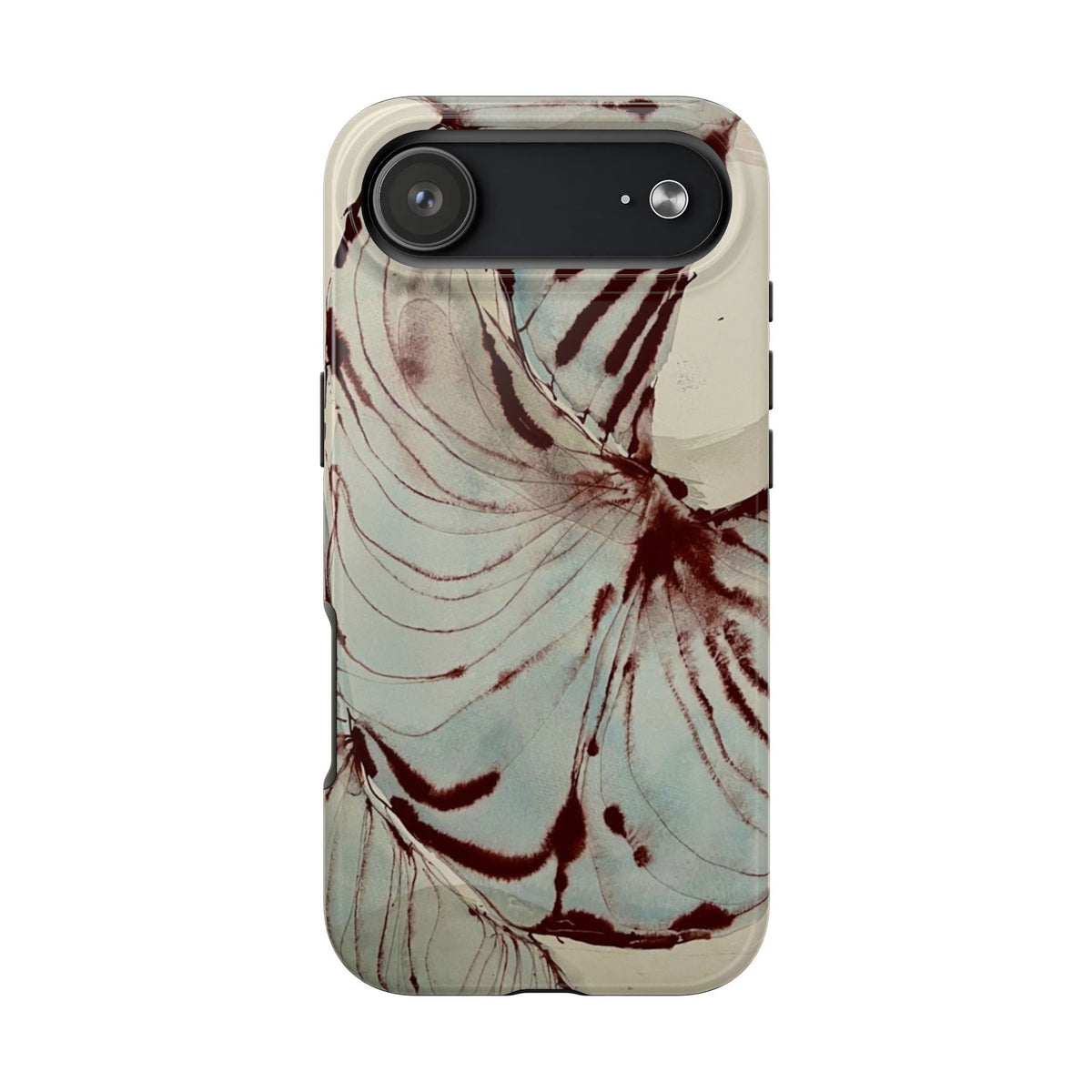 Maroon Silk iPhone Case
