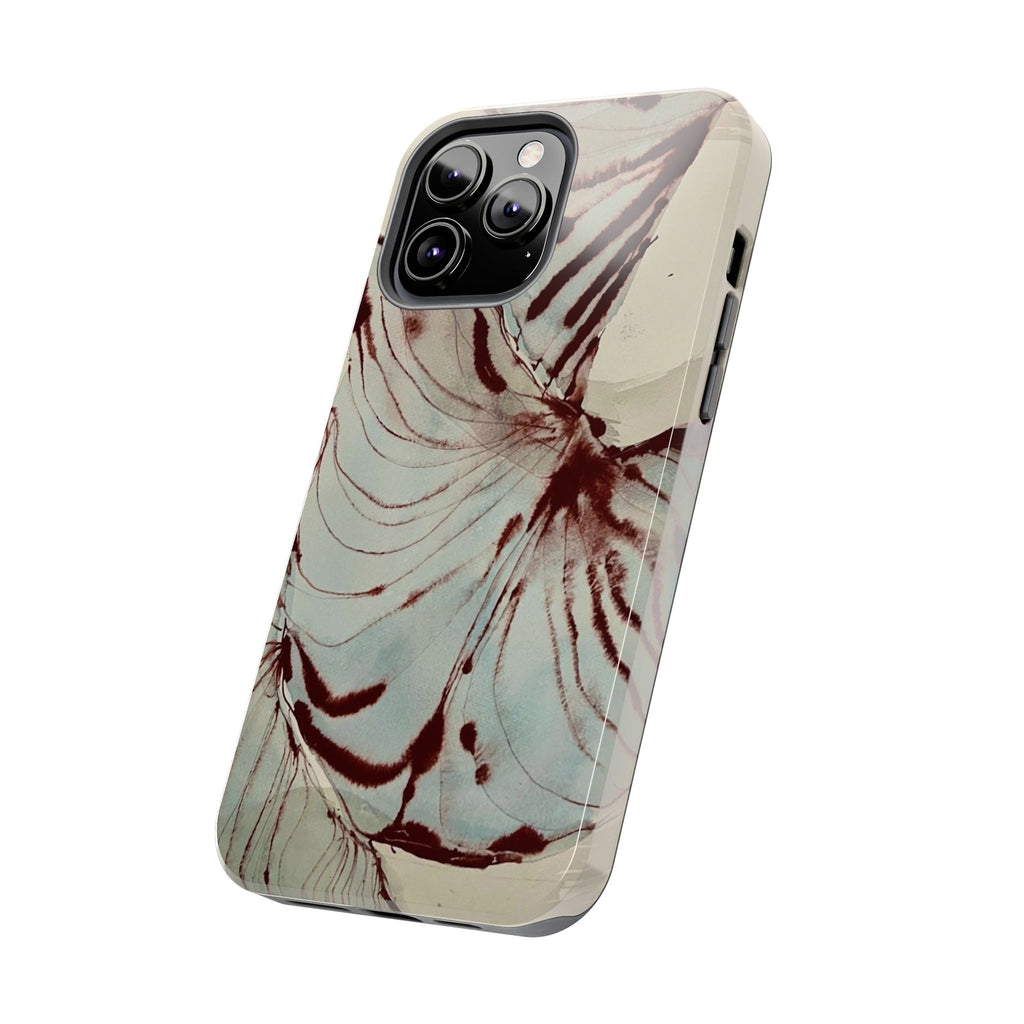 Maroon Silk iPhone Case