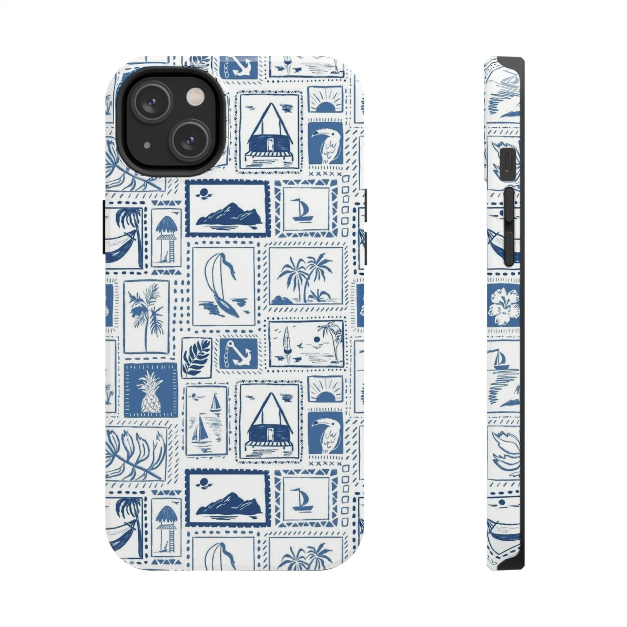 Stamps by the Sea iPhone Case