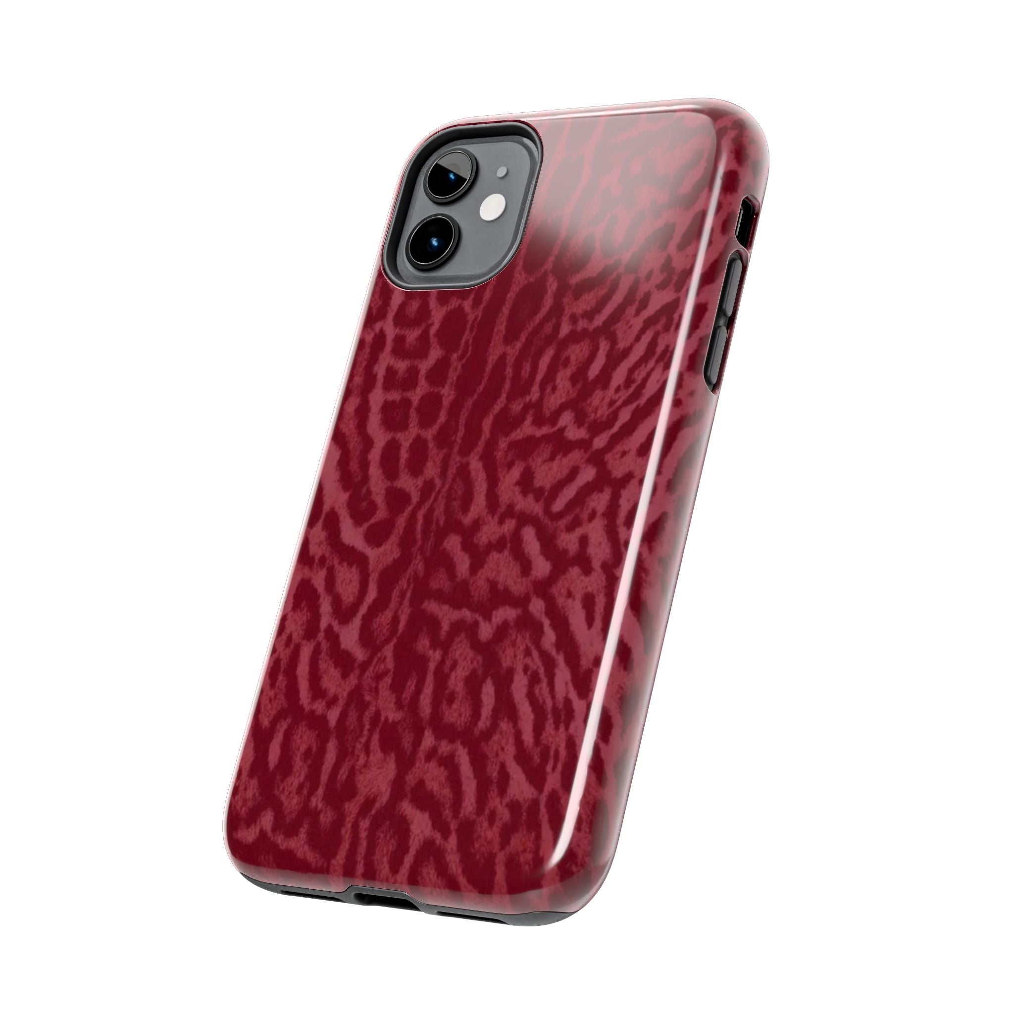 Burgundy Jaguar iPhone Case