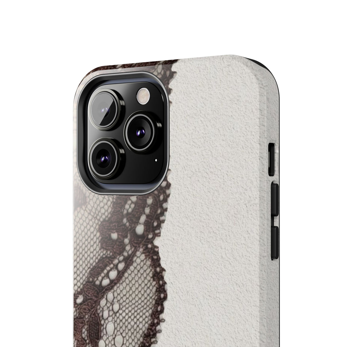 Brown Lace Edge iPhone Case