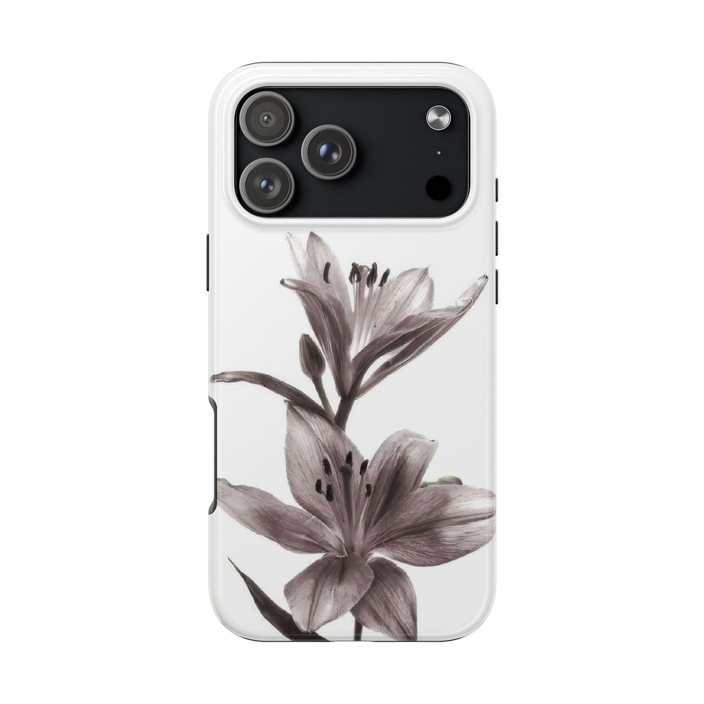 White Waterlily iPhone Case