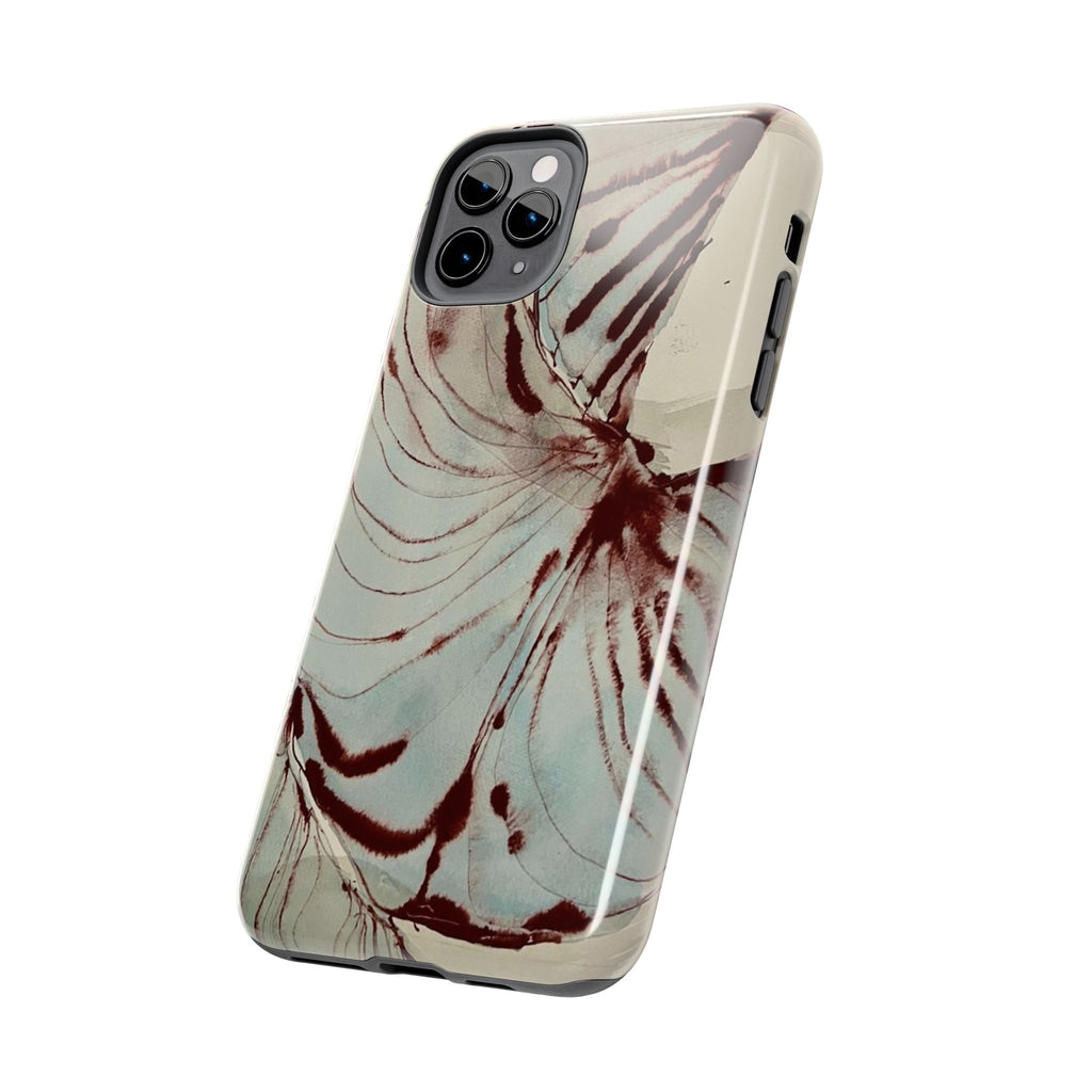 Maroon Silk iPhone Case