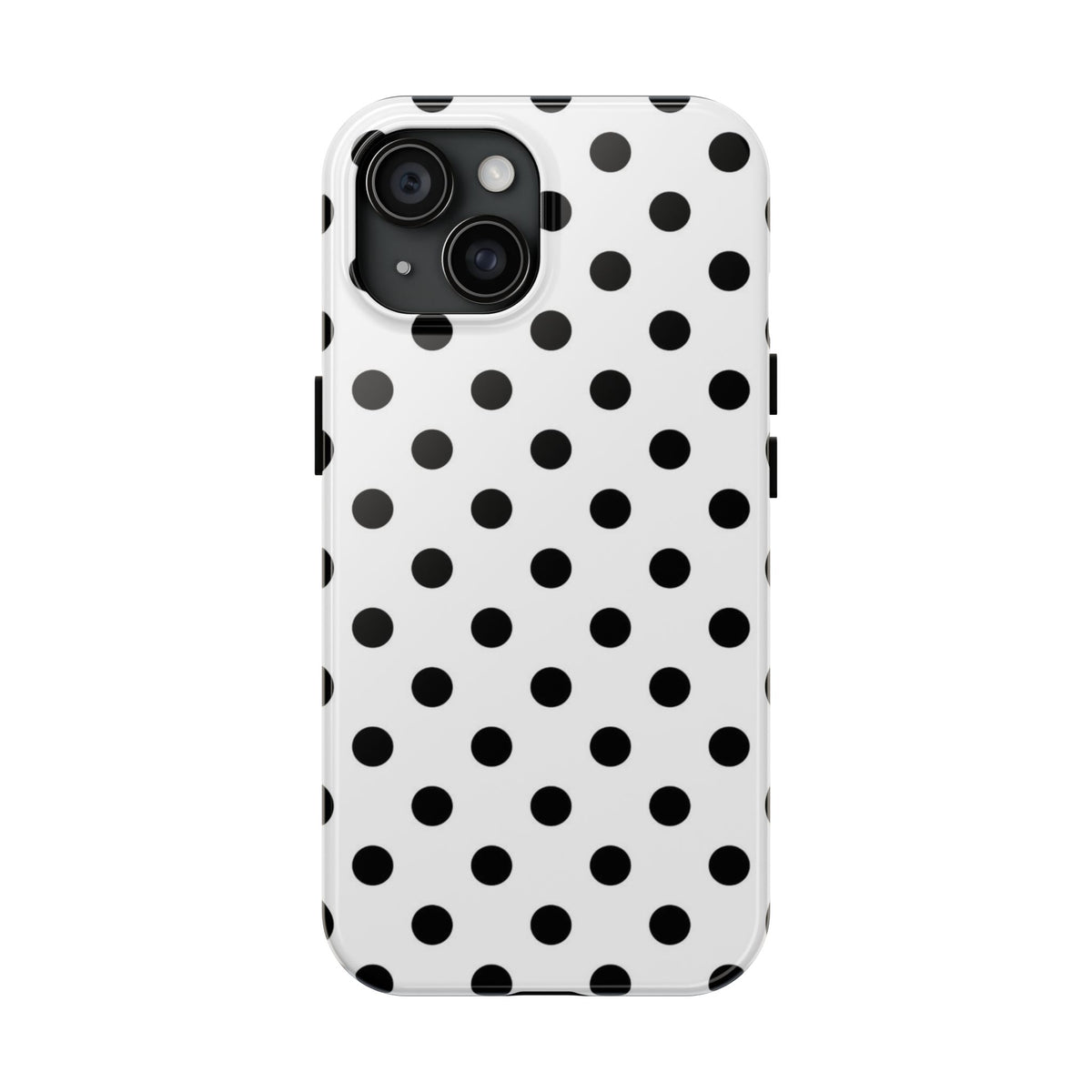 White Polka Dot iPhone Case