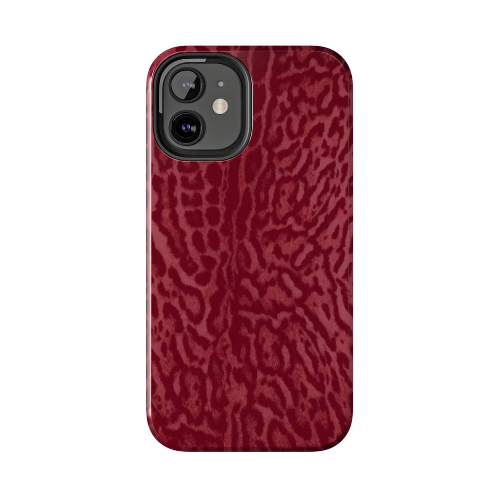 Burgundy Jaguar iPhone Case