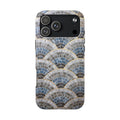 Blue Mosiac Pattern iPhone Case