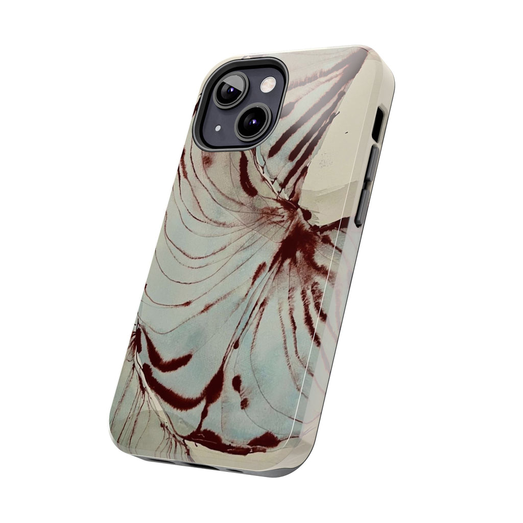 Maroon Silk iPhone Case
