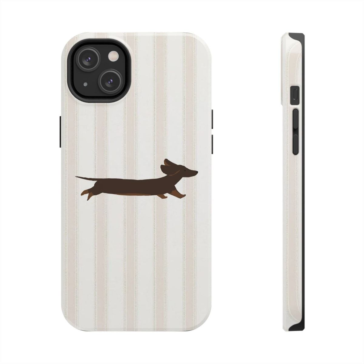 Leaping Dachshund iPhone Case