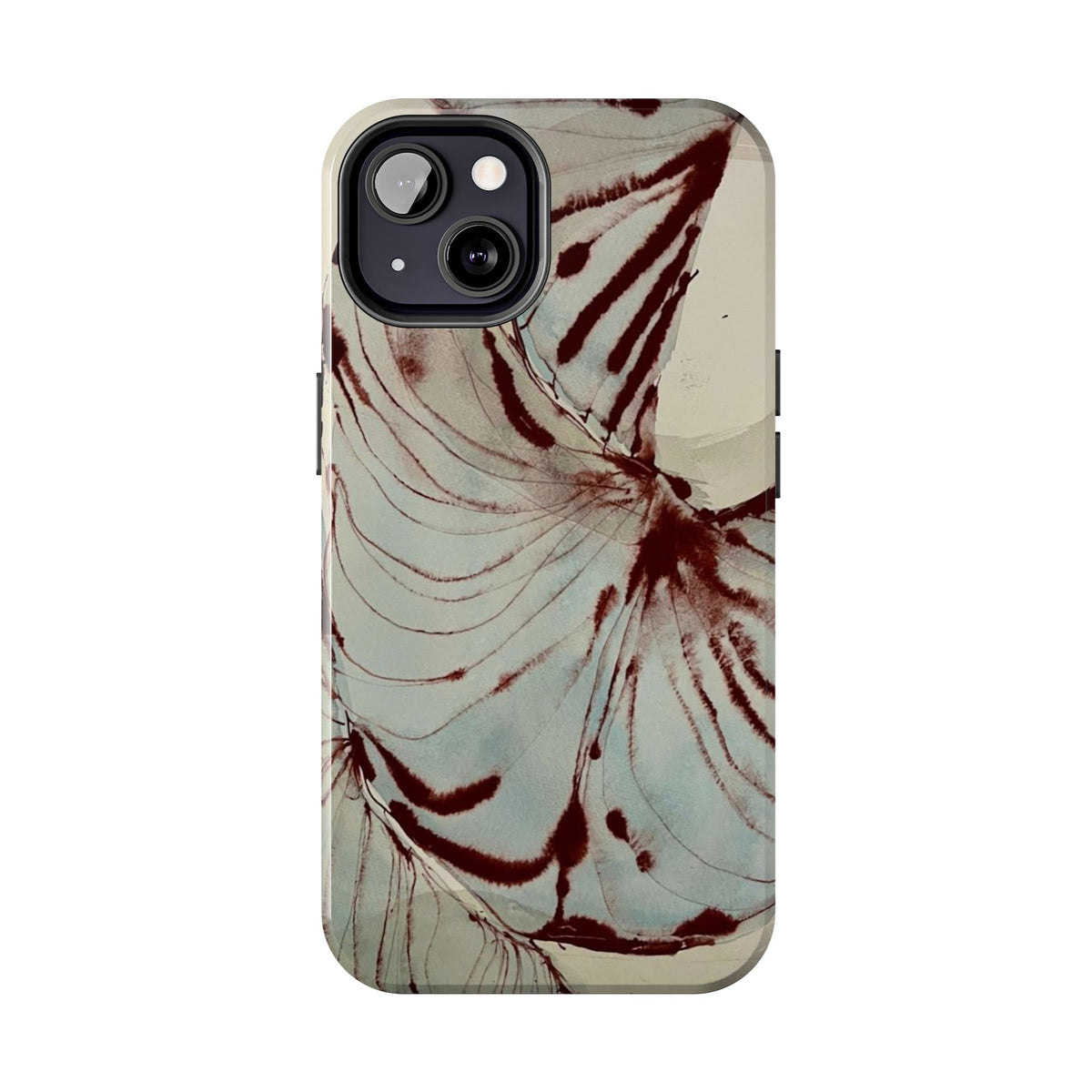 Maroon Silk iPhone Case