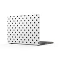 White Polka Dot MacBook Case