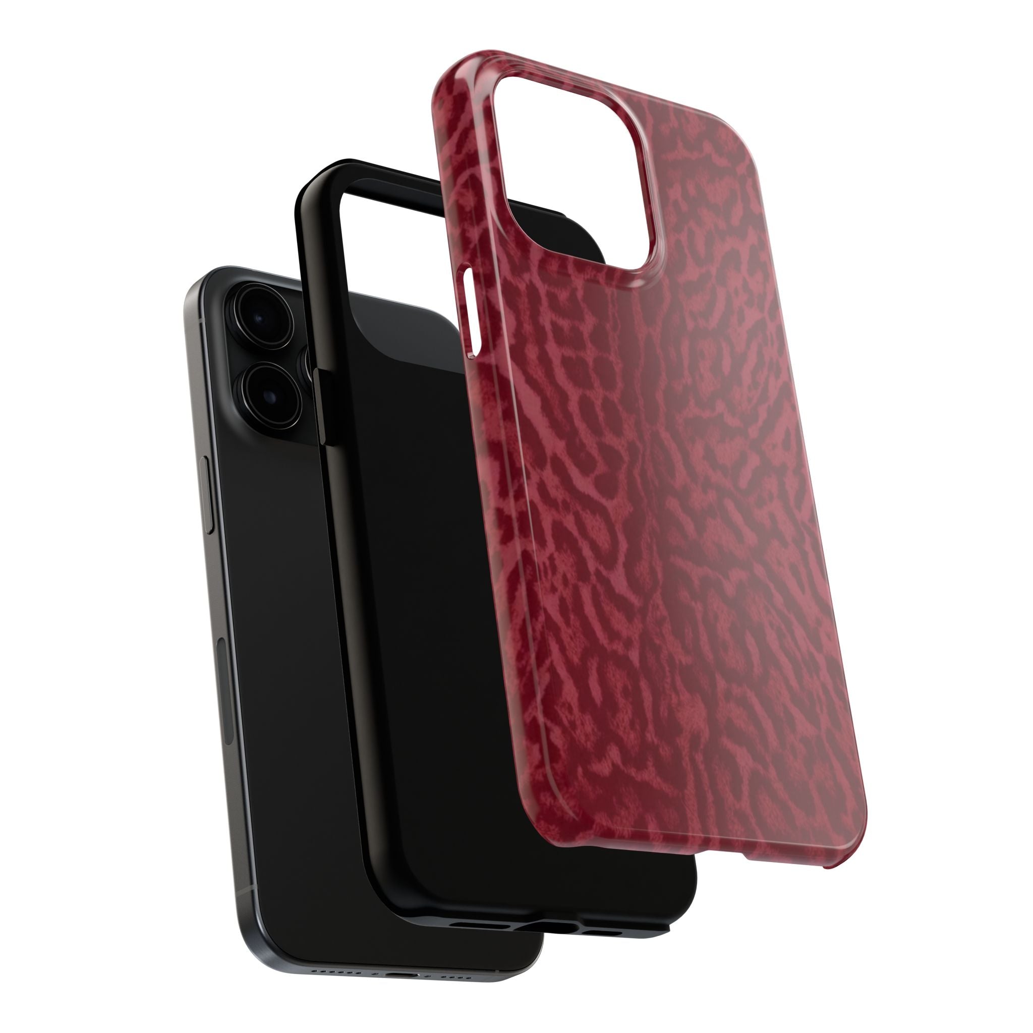 Burgundy Jaguar iPhone Case