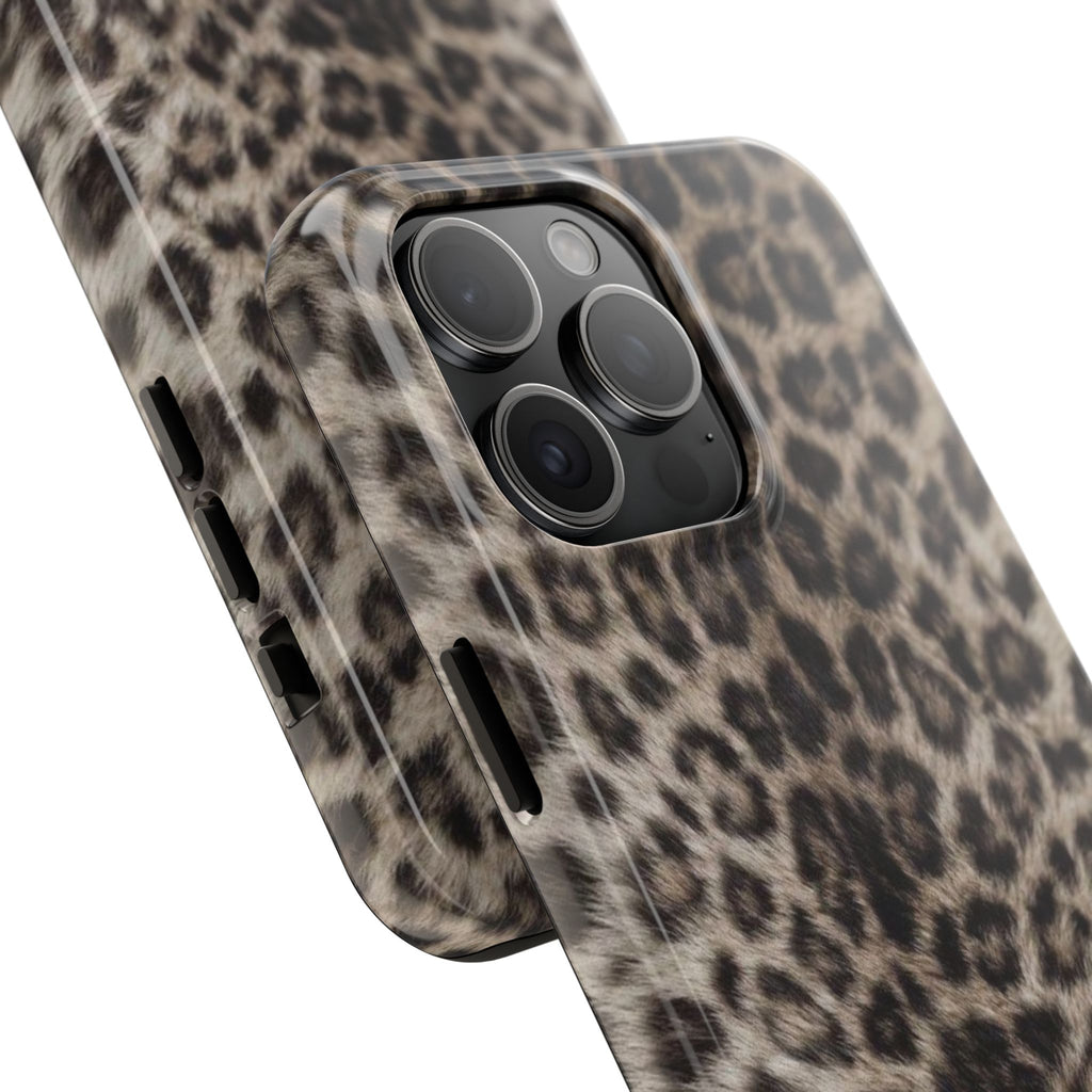 Suede Leopard iPhone Case