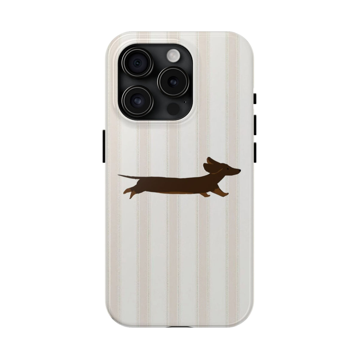 Leaping Dachshund iPhone Case