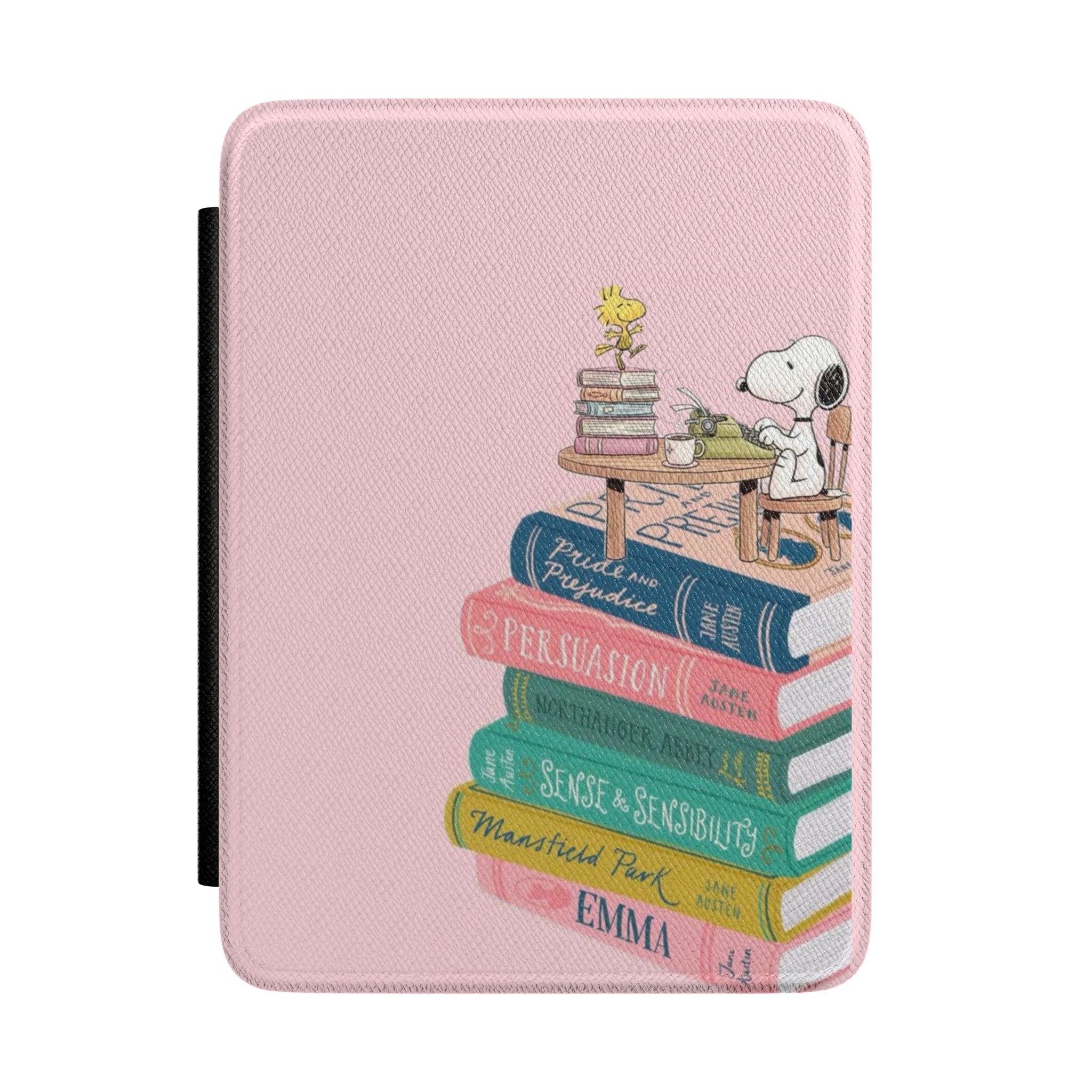 Snoopy Reads Jane Austen Kindle Case