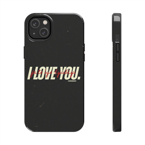 'I love you' in black Heated Rivalry iPhone Case