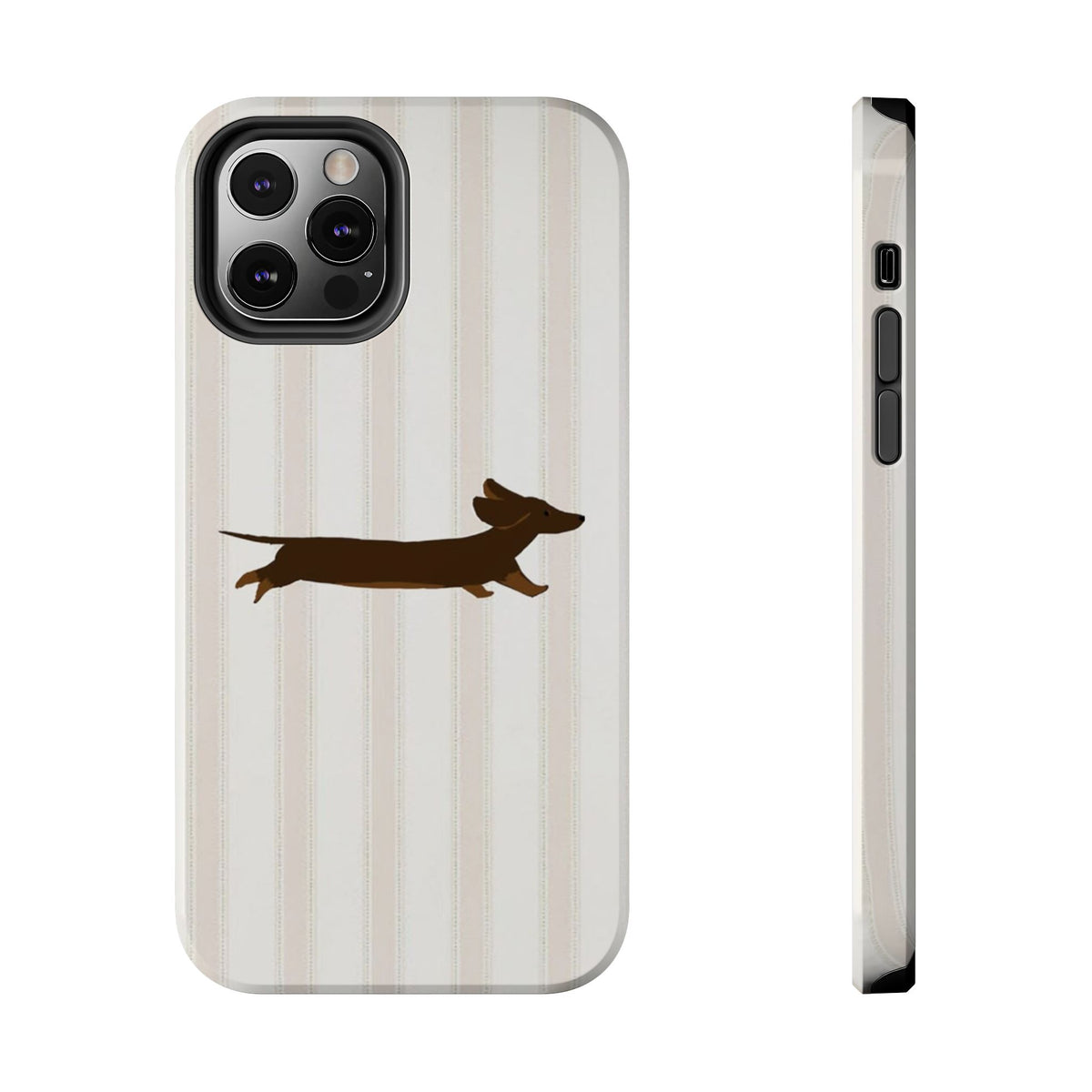 Leaping Dachshund iPhone Case