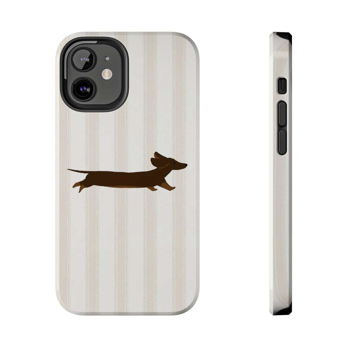 Leaping Dachshund iPhone Case