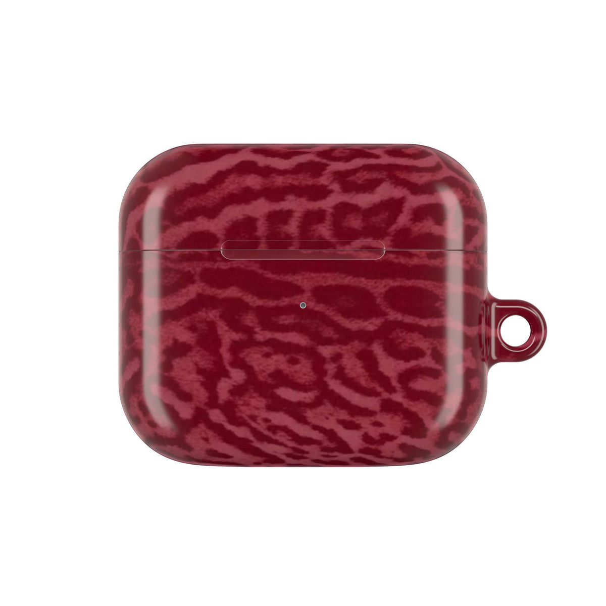 Burgundy Jaguar AirPod Case