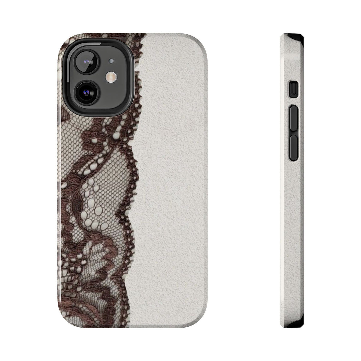 Brown Lace Edge iPhone Case