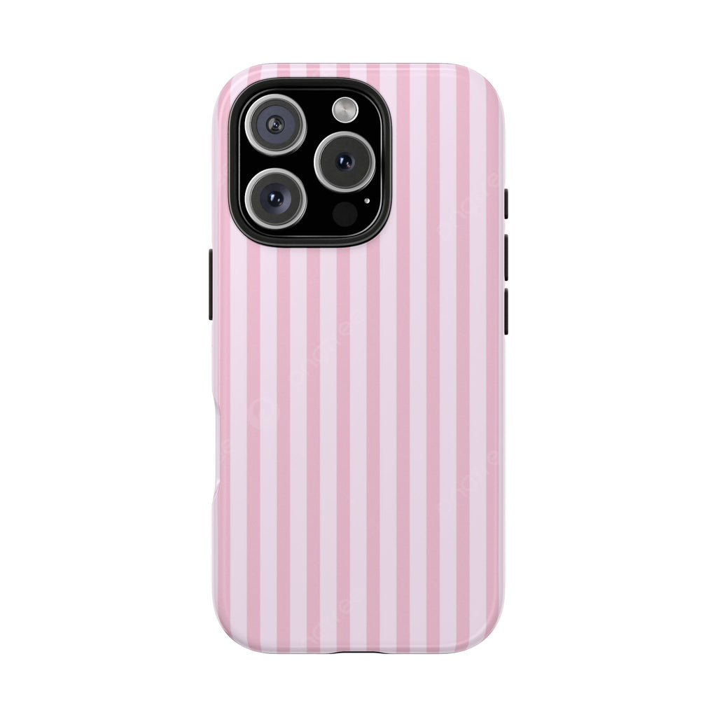 Pink Lined iPhone Case