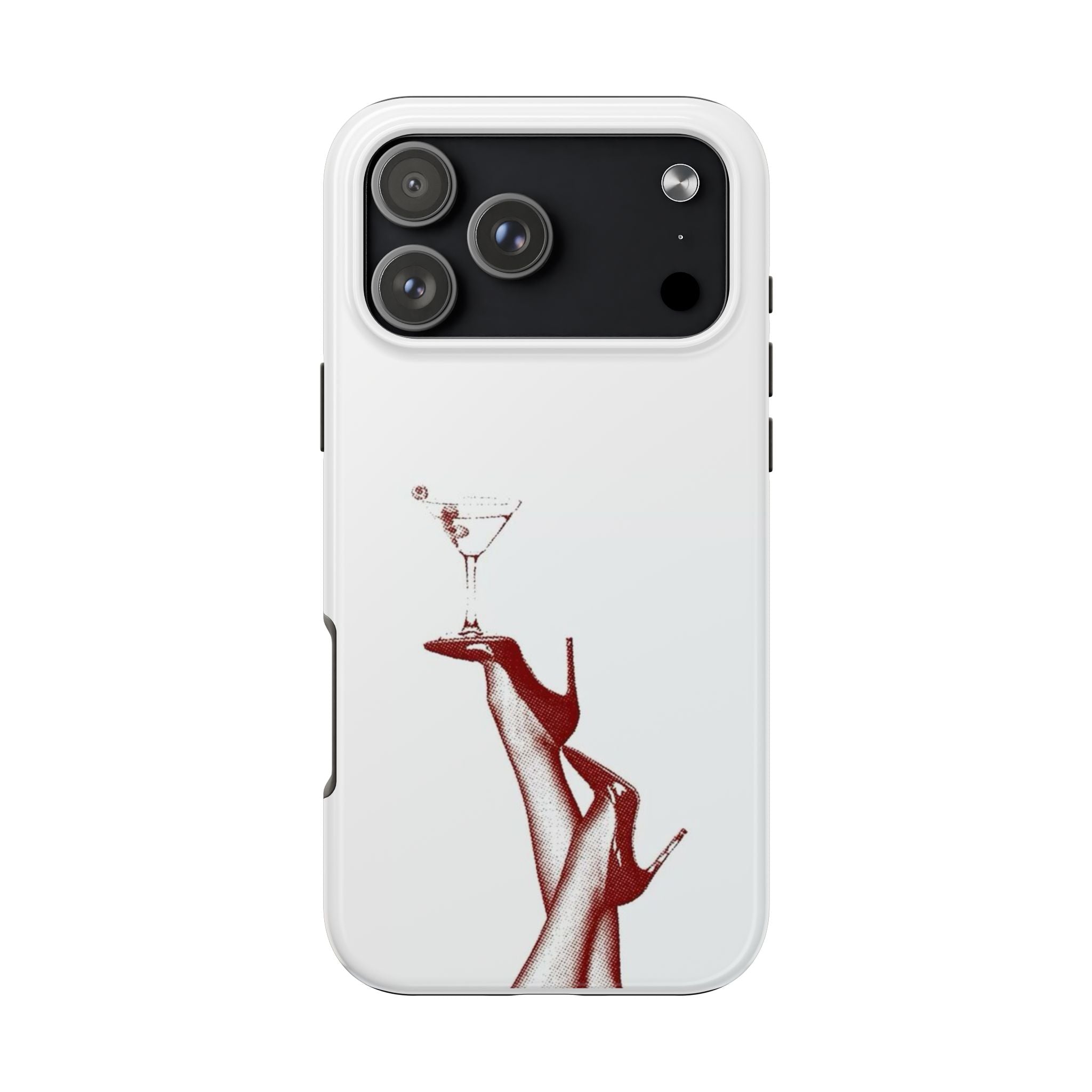 Red Pumps Martini iPhone Case