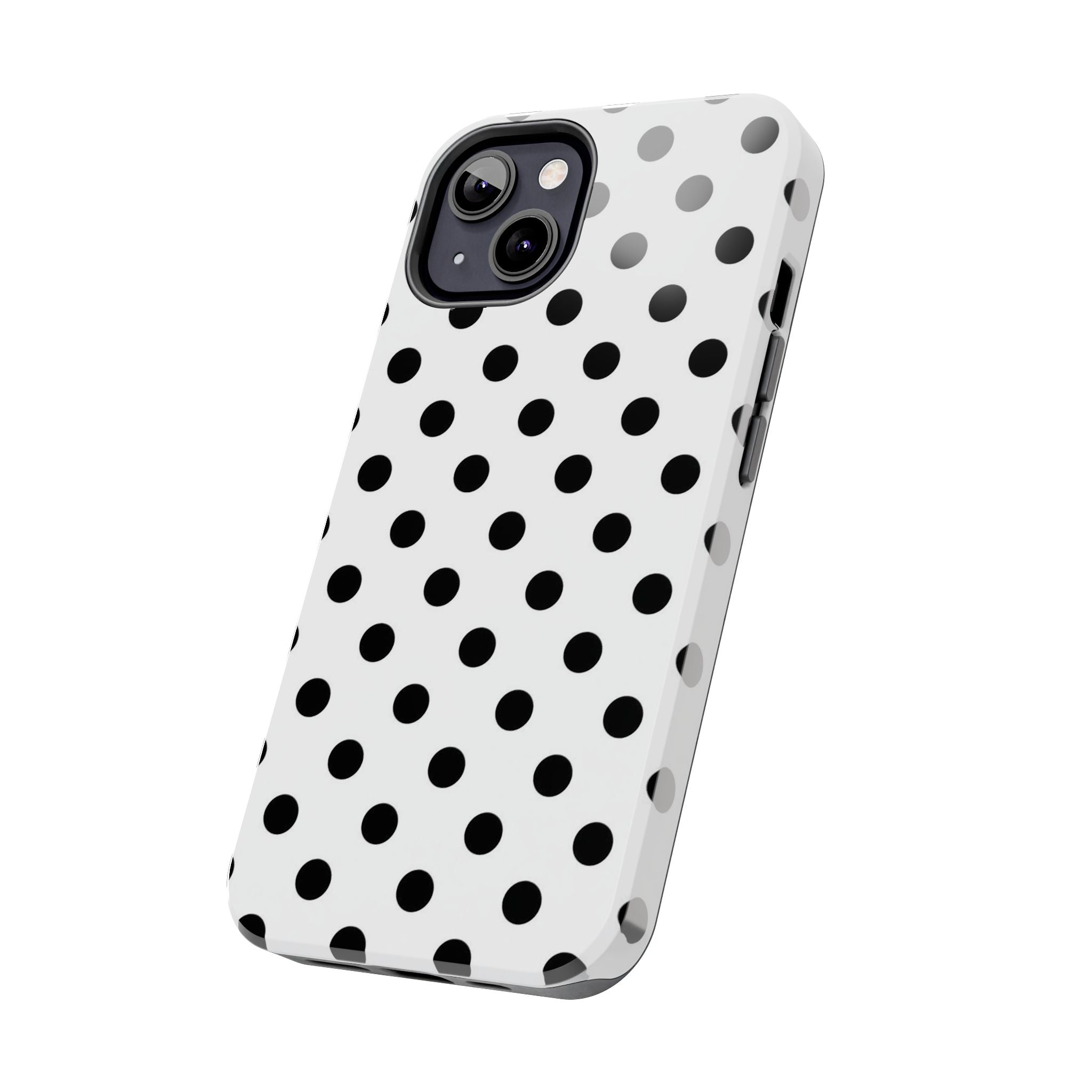 White Polka Dot iPhone Case