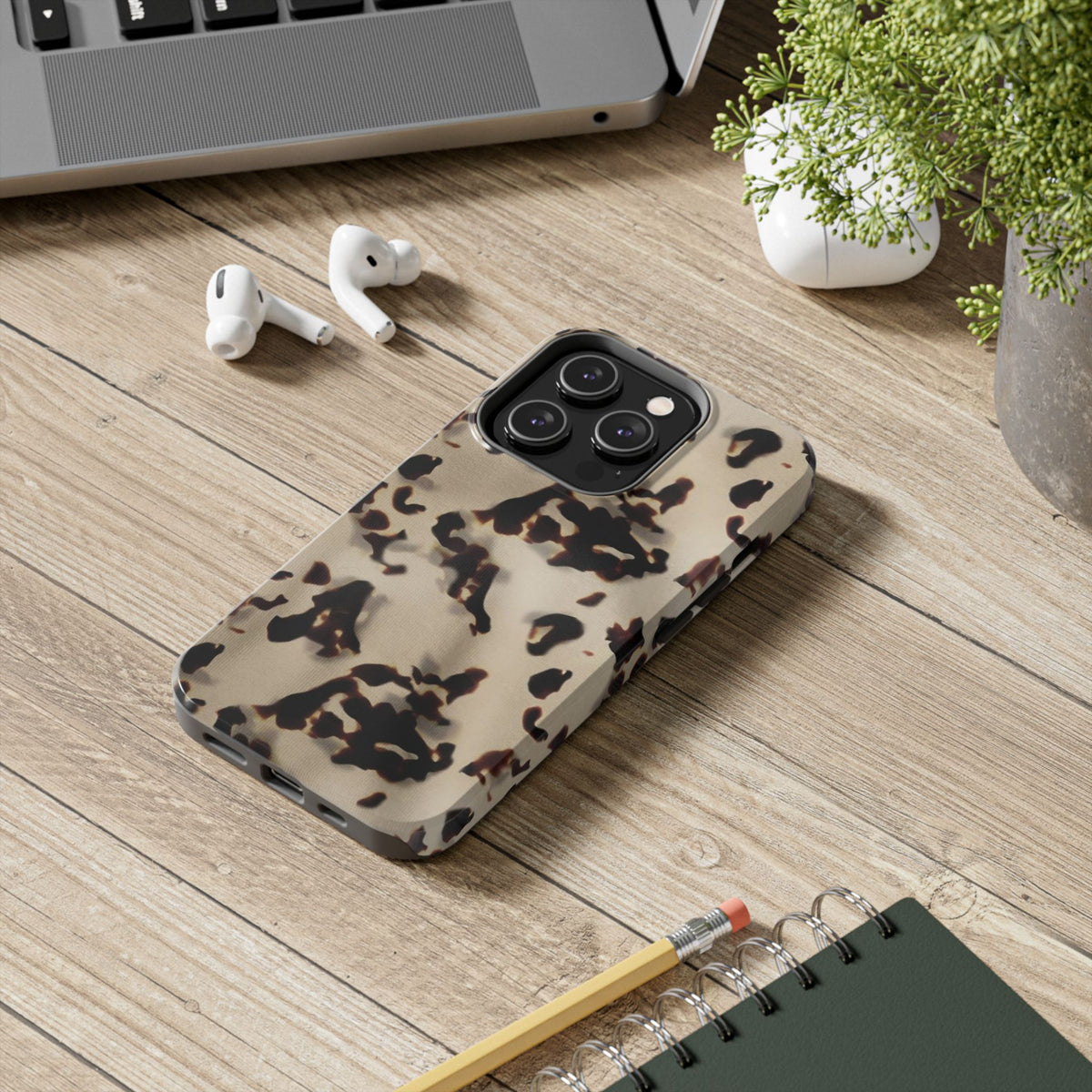 Tortoise & Cream iPhone Case