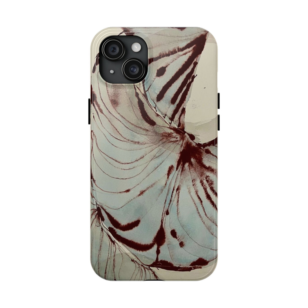 Maroon Silk iPhone Case