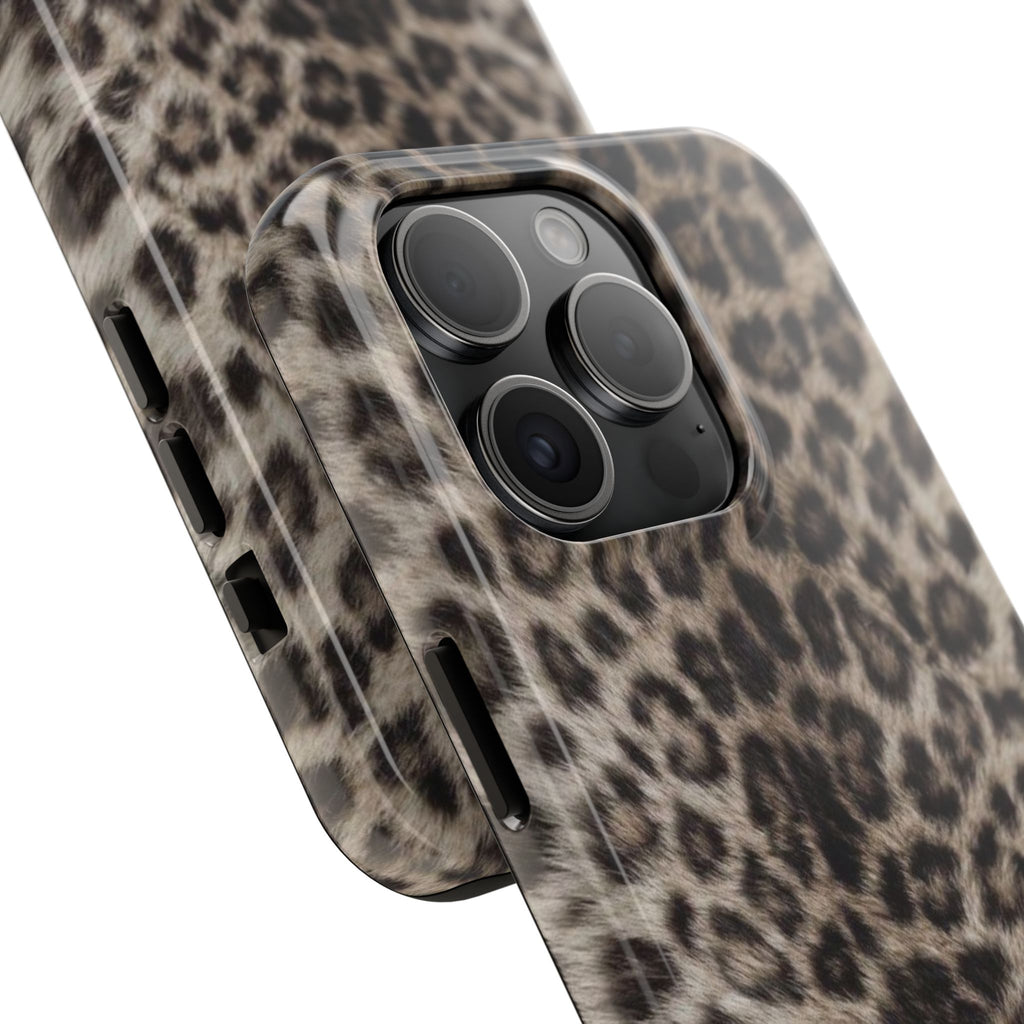 Suede Leopard iPhone Case