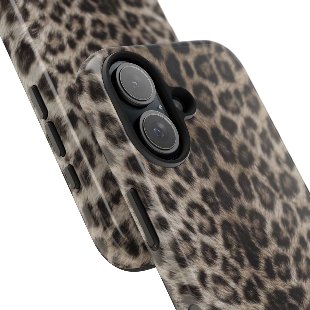 Suede Leopard iPhone Case