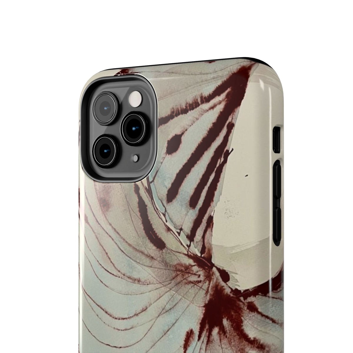 Maroon Silk iPhone Case