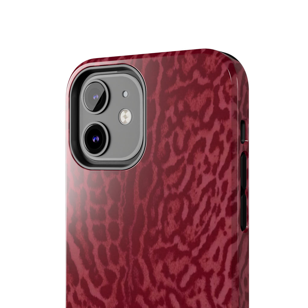 Burgundy Jaguar iPhone Case