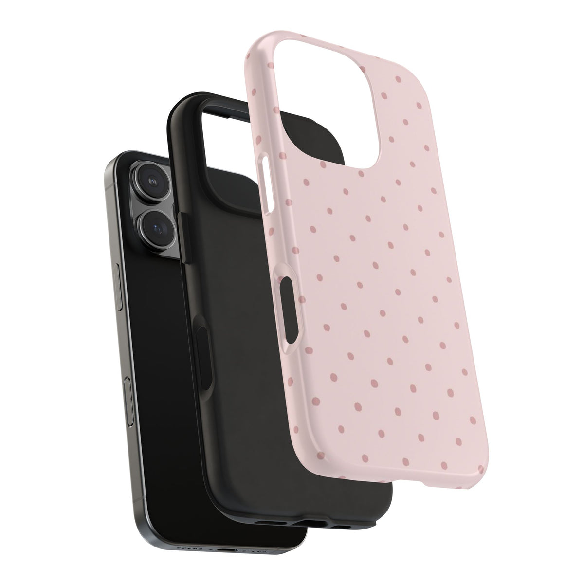 Pink Polka Dot iPhone Case