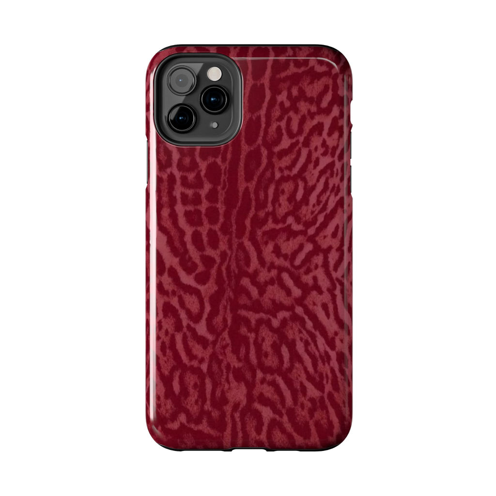 Burgundy Jaguar iPhone Case