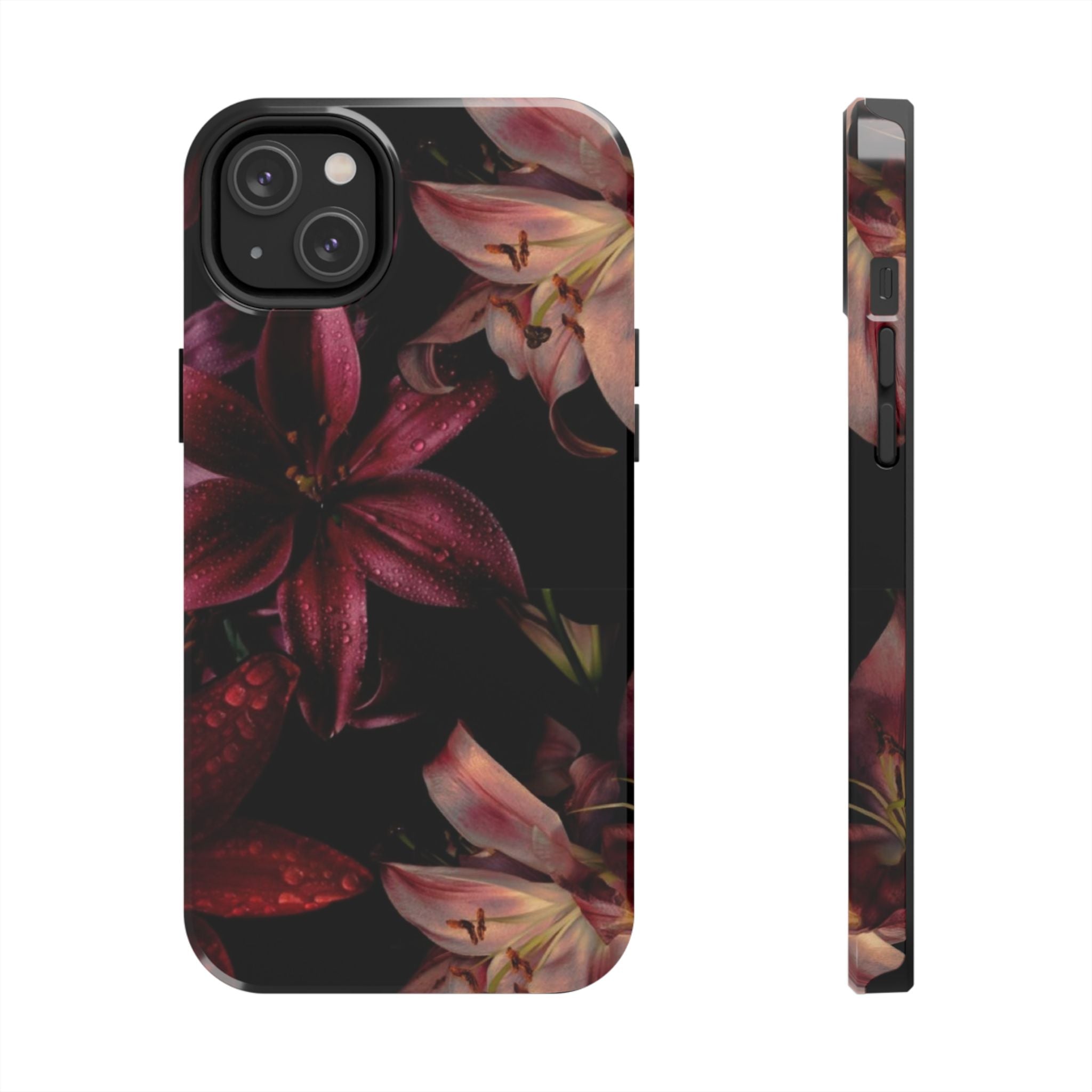 Rain-Kissed Lilies iPhone Case