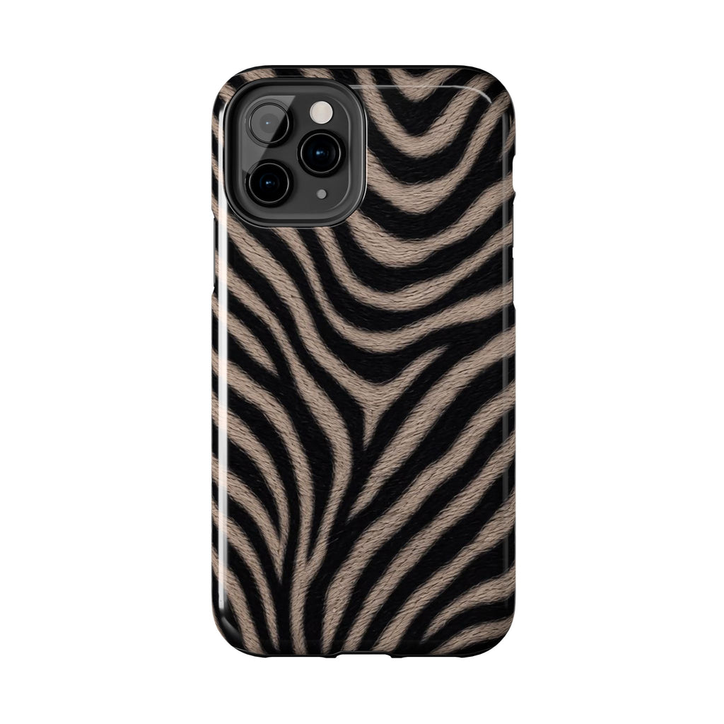 Tan Zebra iPhone Case