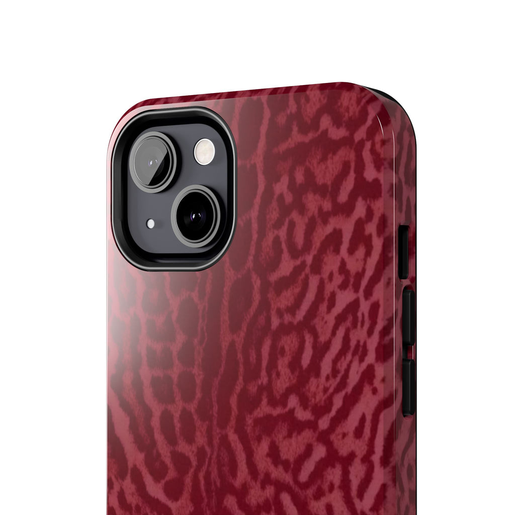 Burgundy Jaguar iPhone Case