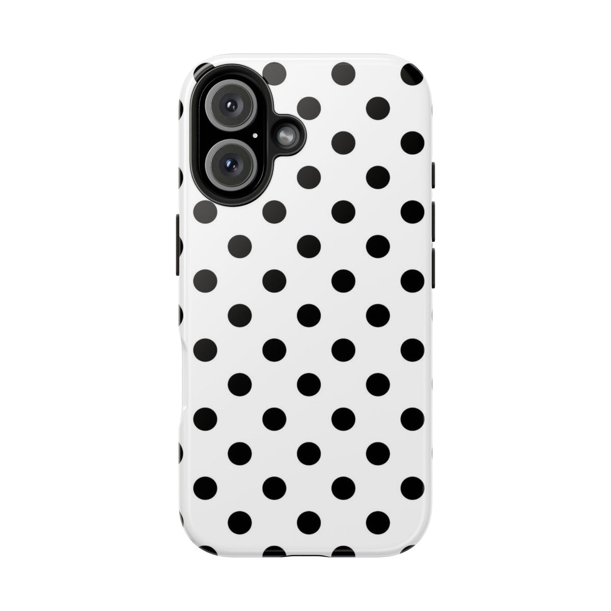 White Polka Dot iPhone Case