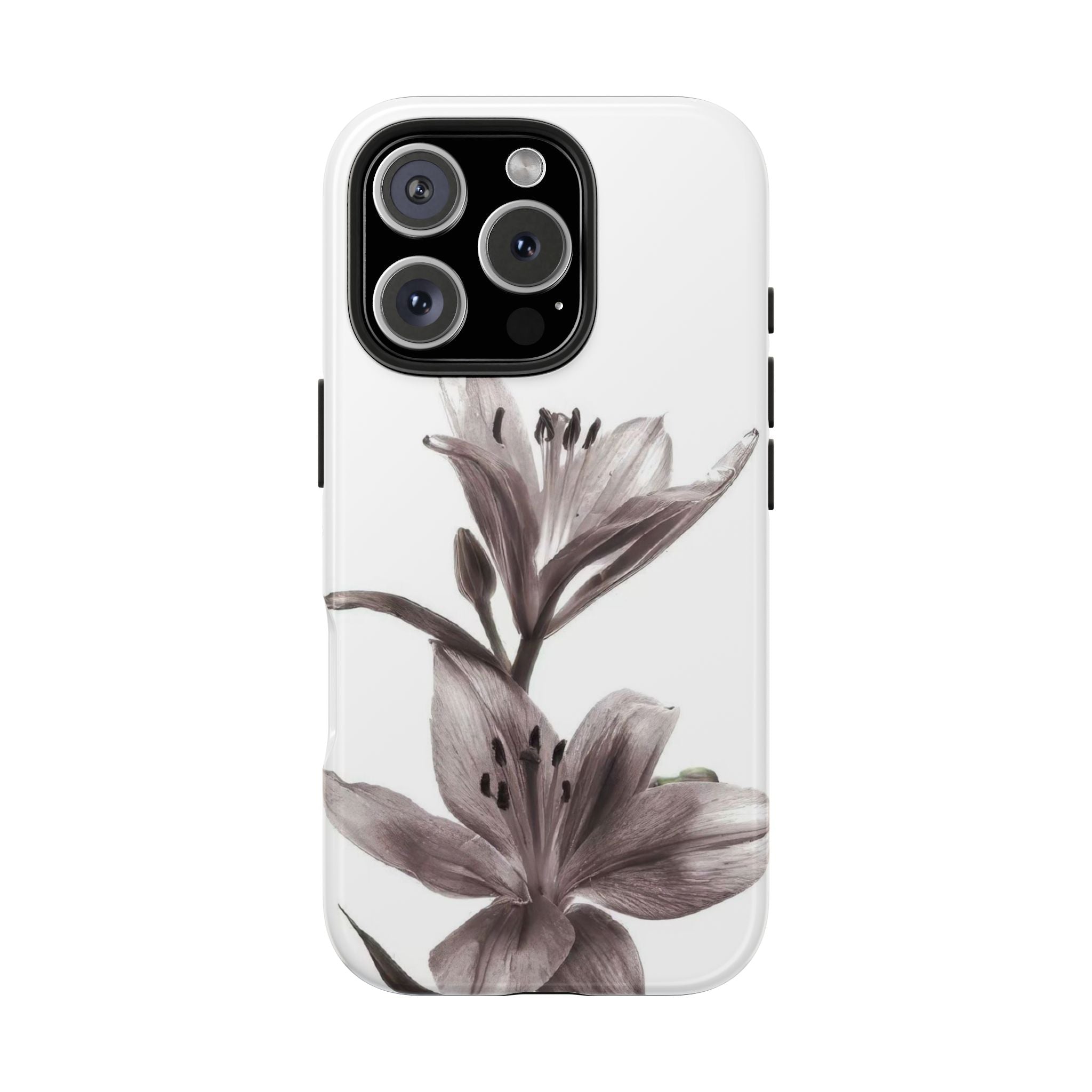 White Waterlily iPhone Case