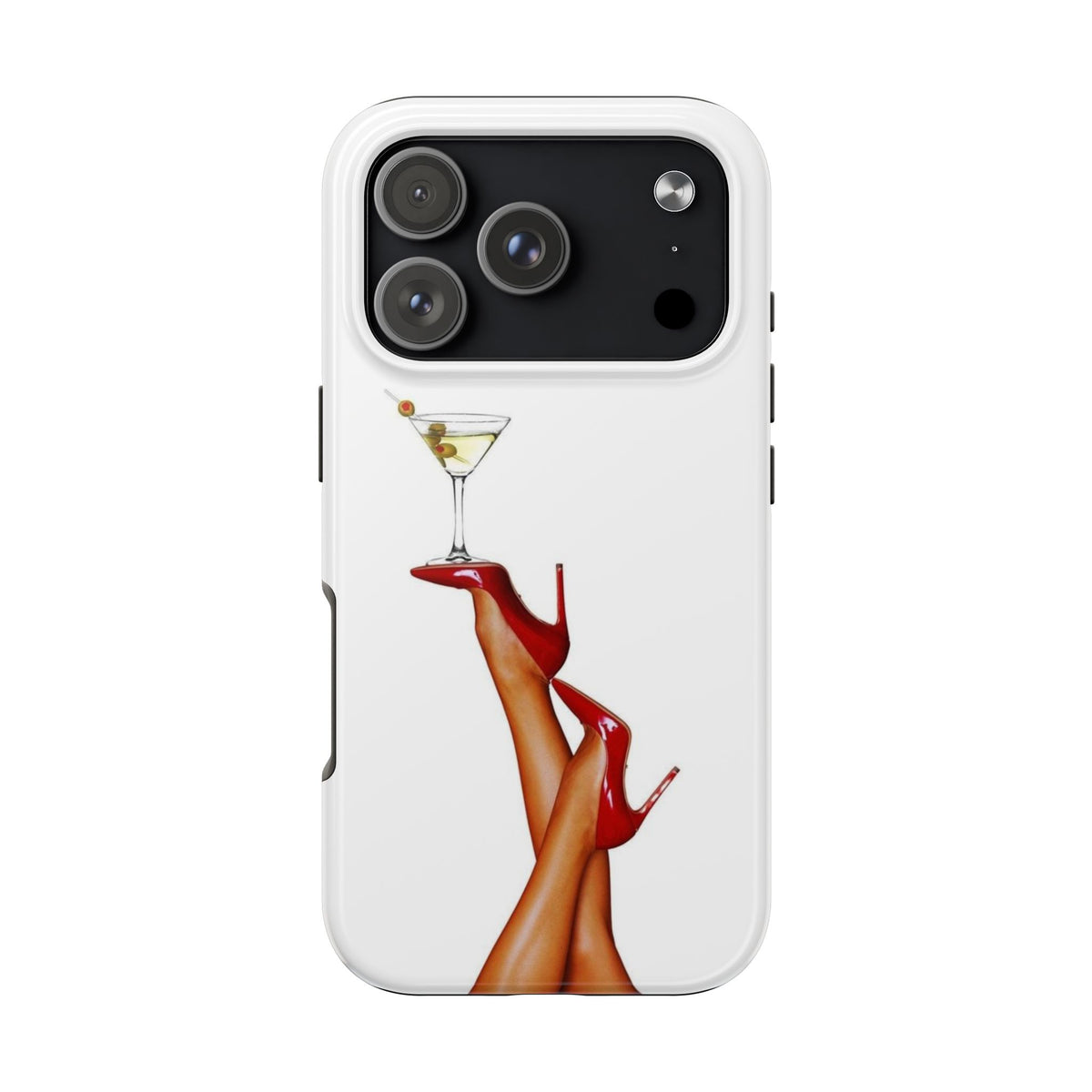 Red Bottom Martini iPhone Case