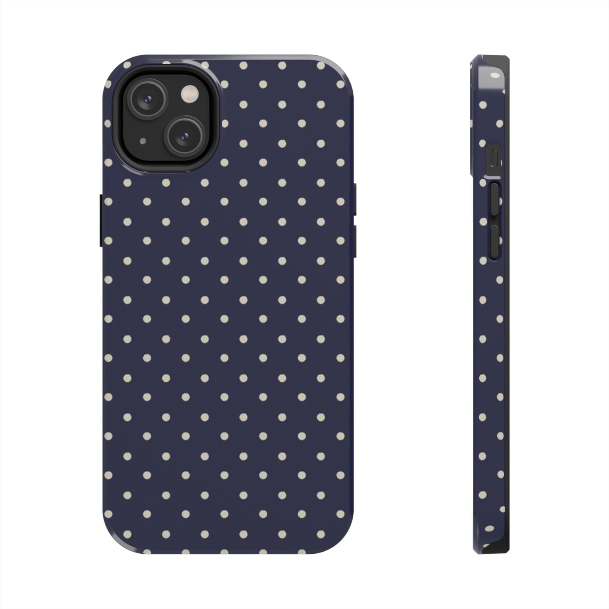 Blue Polka Dot iPhone Case