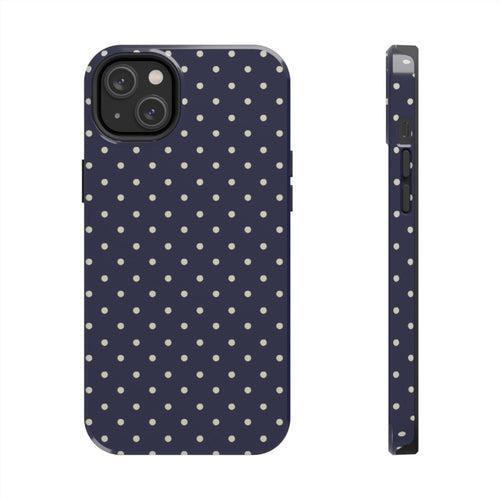 Blue Polka Dot iPhone Case