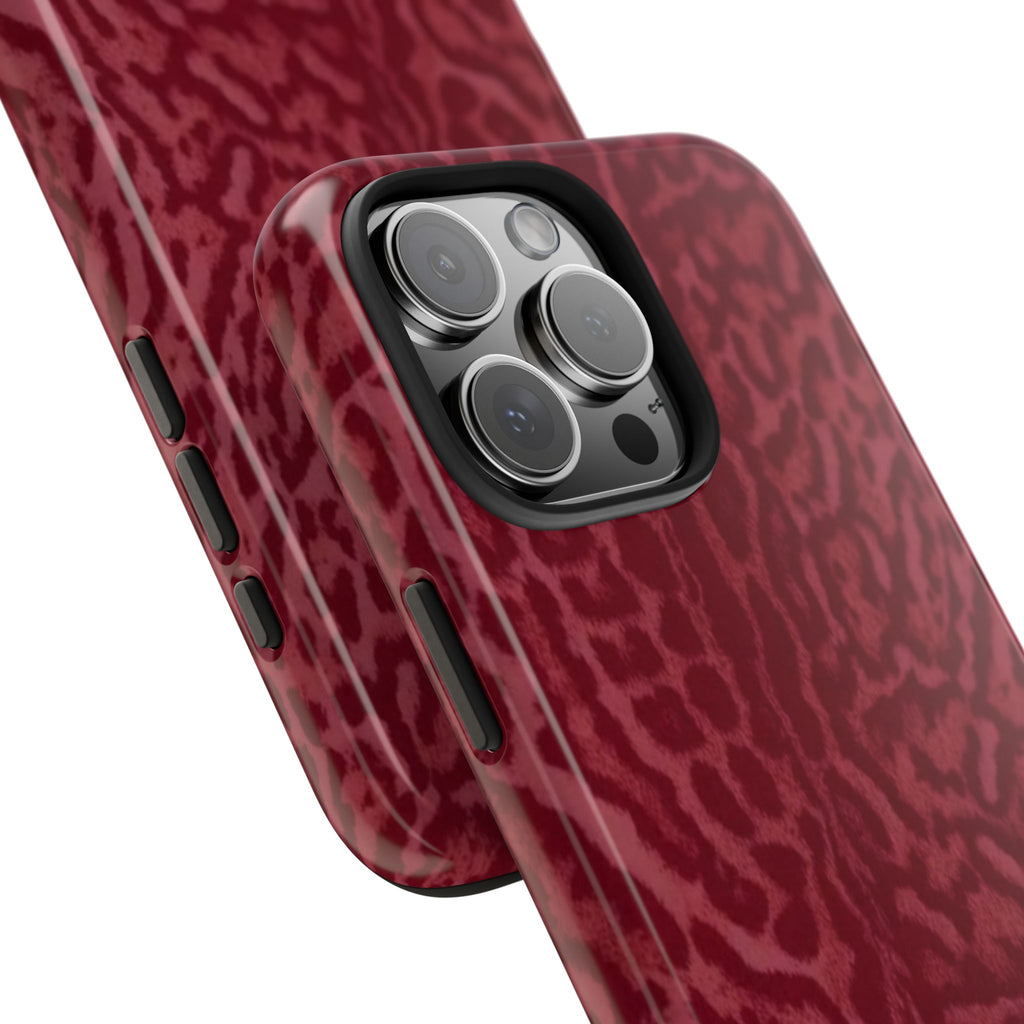 Burgundy Jaguar iPhone Case