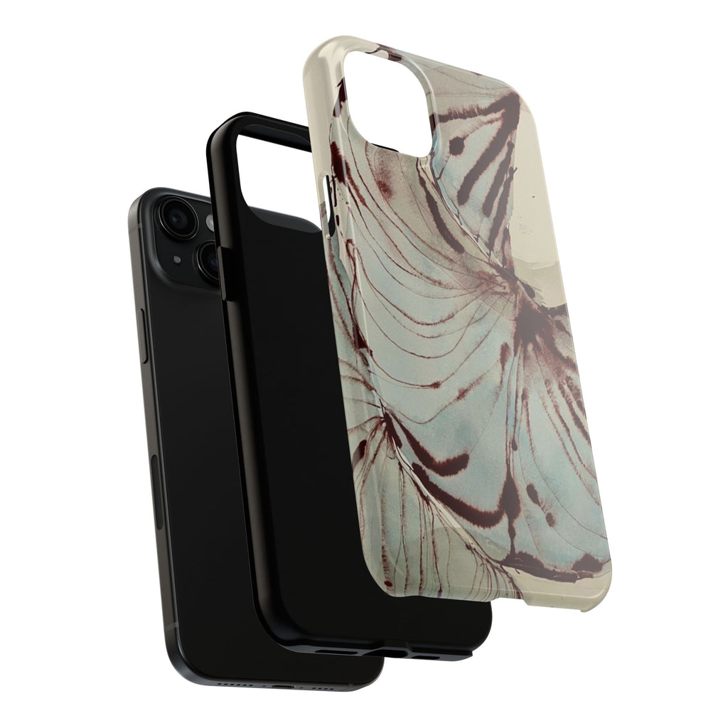 Maroon Silk iPhone Case