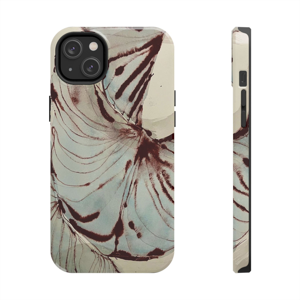 Maroon Silk iPhone Case