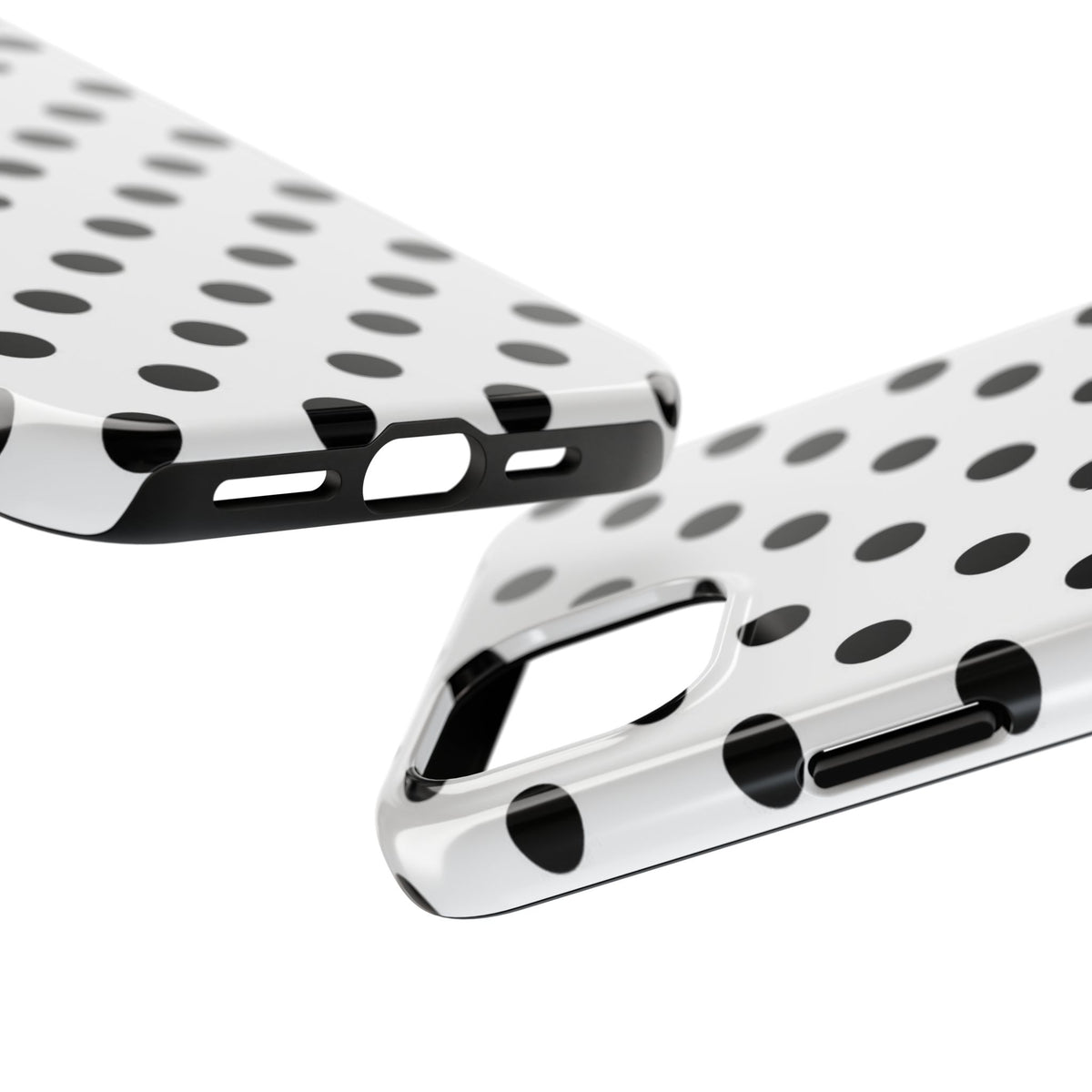 White Polka Dot iPhone Case