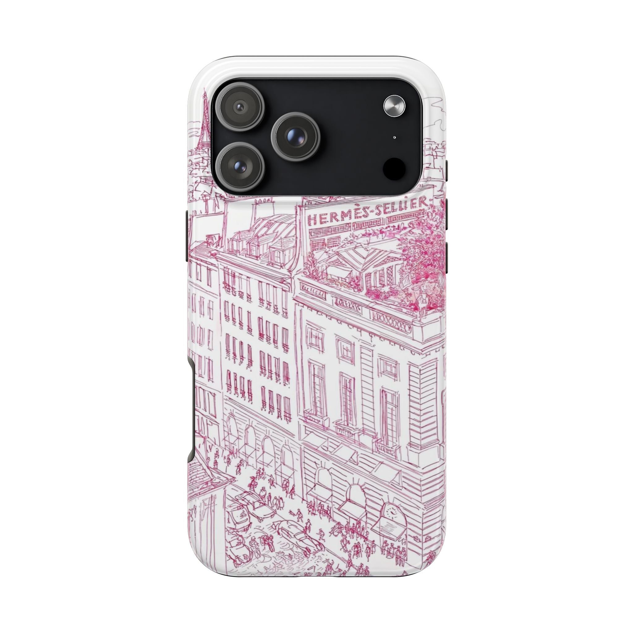 Pink Paris iPhone Case
