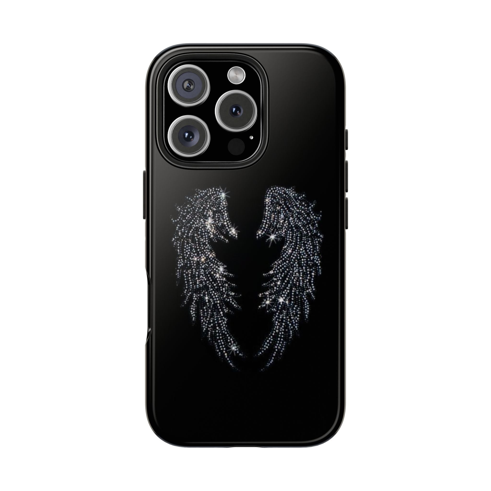 Bedazzled Angel Wings iPhone Case